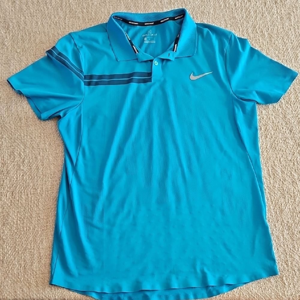 Nike Men's Blue Polo Shirt